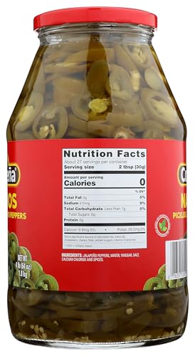 La Costea Nacho Sliced Pickled Jalapeos, 64 Oz Jar