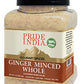 Pride of India ?Ginger Minced Whole ?Gourmet Spice ?Rich in Antioxidant ?Potent Flavor - Great for Adding Flavor to Stir Fries &