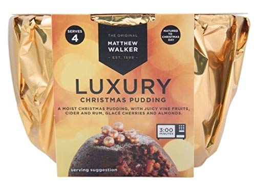 Matthew Walker elegant Christmas Pudding 400g (14.1oz) - White - Model 150457