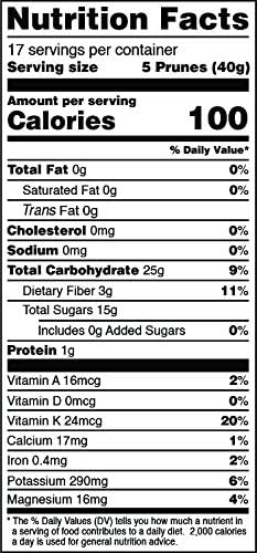 Terrasoul Superfoods Organic Dried Plums Pitted Prunes, 3 Lbs (Pack Of 2) - Fiber | Vitamin K | Preservative Free