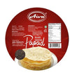 Aiva Pappadums (Indian Lentil Wafer Snack) Black Pepper Papad 200g (Pack of 20)