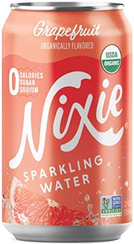 Nixie Sparkling Water Organic Grapefruit Sparkling Water 8 Pack, 12 FZ
