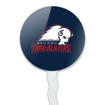 Dixie State Primary Logo Cupcake Picks Toppers Decoration Set Of 6