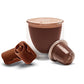 Podista Hot Chocolate Nespresso Compatible compact pieces - Smooth & Creamy - 40 Pods (4 Boxes) - 10 Count Each