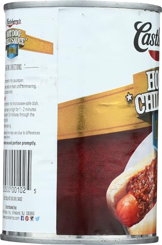 Castleberrys Hot Dog Chili Sauce, Original, Gluten Free, 10 Ounce (Pack of 10)