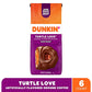 Dunkin  Turtle Love Flavored Dark Roast Ground Coffee, 11 Ounce (Pack of 6)