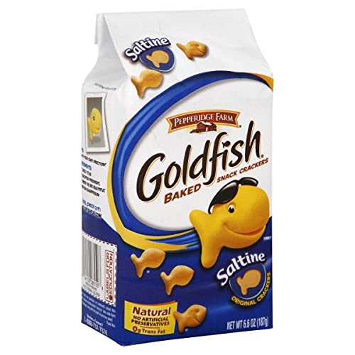 Pepperidge Farm Goldfish Original Baked Snack Crackers 6.6 Oz (Pack Of 6)