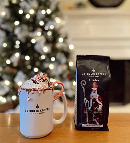 St. Nicholas Christmas Blend (Ground) 12 ounces Catholic Coffee, Heavenly Roasts Ground Coffee