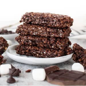 Perfect Keto Mallow Munch Cereal Bars, Gluten Free, Low Sugar, High Protein, 8 Count