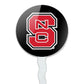 GRAPHICS & MORE Cupcake Picks Set of 6, NC State Secondary Logo, Multi Color, Acrylic, One Size