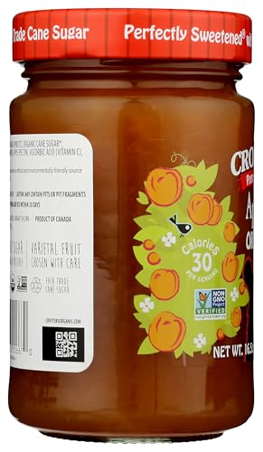 Crofters Organic Apricot Spread - Family Size Premium Fruit Spread