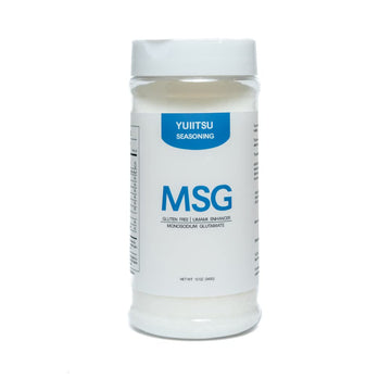 Yuiitsu 12 Oz Msg Seasoning Monosodium Glutamate, Gluten-Free Plant Based Umami Flavor Enhancer, Enhance Flavor Of Poultry, Beef