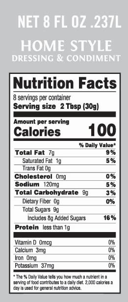 Dorothy Lynch Salad Dressing | Sweet & Spicy | Thick & Creamy | Salads, Dips, Sauces, & Marinades | French Style Condiment | Tangy | Gluten Free | No Trans Fat | Usa Made (Home Style, 8 Oz (12 Pack))