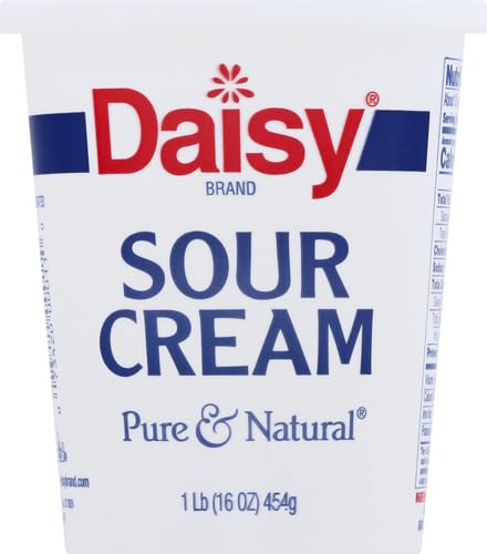 Daisy Pure And Natural Sour Cream, 16 Oz (1 Lb) Tub (Refrigerated)