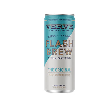 Verve Flash Brew Nitro Coffee, Medium Roast - The Original, 8.1 Fl Oz Cans (Pack of 6) - Cold Brew, Smooth & Refreshing
