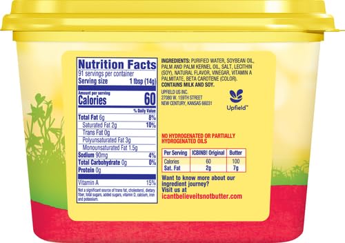I Cant Believe Its Not Butter, Original Spread, 45 Ounce