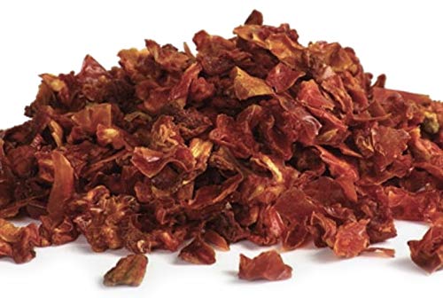 Its Delish enhanced Dried Tomato Flakes, 8 Oz Bulk Bag, Dried Natural Tomatoes Ready to Cook – Dehydrated Tomato Vegetable Flakes – Great for Home Cooking, Camping & Backpacking