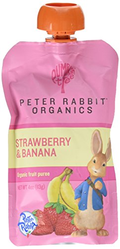 Peter Rabbit Organics Strawberry And Banana Snacks, 4-Ounce (Pack Of 10)10
