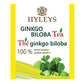 Hyleys Ginkgo Biloba Green Tea - Brain Support Blend With Citrus - 100% Natural, Gluten-Free, Non-Gmo, Memory & Focus Tea - 25 T