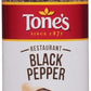 Tone'S Restaurant Black Pepper, 8.00 Ounce