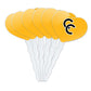 GRAPHICS & MORE Cupcake Picks Set of 6 Acrylic Heart Toppers One Size Colorado College Model CUPCAKE.HEART.CLCCCL.Z008774