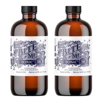 Bite Me Apple Cider Vinegar Tonic with Manuka Honey, 16 Fl Oz (Pack of 2)