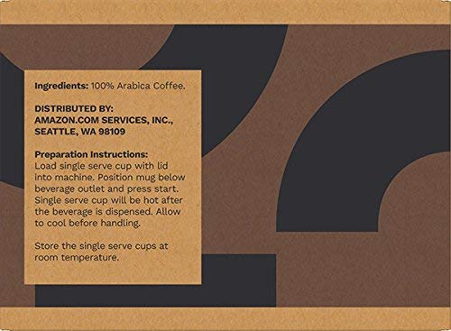 large online retailer Brand - Solimo Dark Roast Coffee Pods, French Roast, Compatible with Keurig 2.0, 100 Count