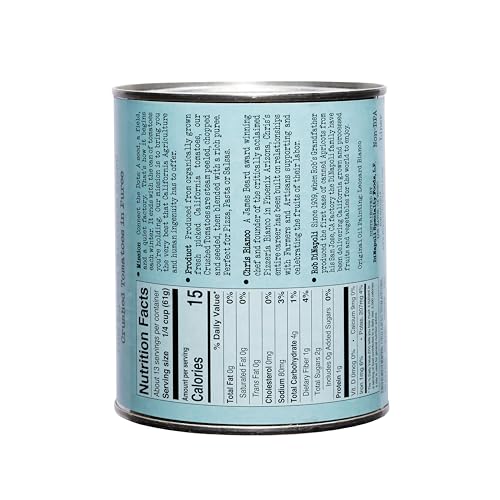 Bianco Dinapoli Organic Crushed Tomatoes, 28 Oz (Pack Of 6) - Grown In California, Vine Ripened, Hand Selected, Plum Tomatoes