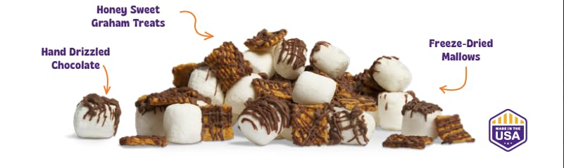 Andersen'S Crazy Candy Freeze Dried Candy - Freeze Dried S'More Crunchers, 2.5 Ounces