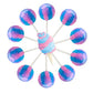 10Ct. Cotton Candy Lollipop Bag (Cotton Candy)