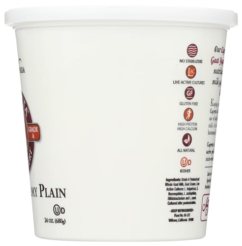 Sierra Nevada Cheese Plain Goats Milk Yogurt, 24 Oz