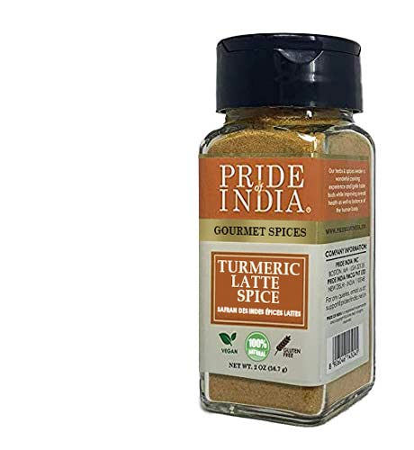 Organic Turmeric Latte Spice Mixpride Of India ?Turmeric Latte Spice Mix ?Gourmet & Warm Tea Spice Blend ?Healthy/Gluten-Free ?I