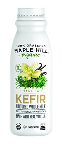 Maple Hill Crea mery, 100% Grass Fed Organic Kefir, Vanilla, oz 32 Ounce