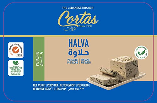 Cortas - Premium Halva With Pistachio, 2 Lb / 907 G