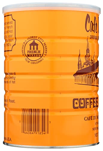 Cafe Du Monde Coffee And Chicory Ground Coffee, Paleo, Vegan, 15 Ounces (Pack Of 6)