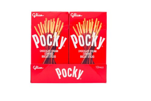 Glico, Snack Pocky Choco Eng, 2.47 Oz, (Pack Of 10)