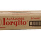 Alfajor Jorgito filled with dulce de leche and covered with chocolate - Bulk of 24 units