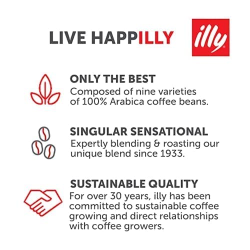 Illy Classico Roast Coffee Pods - Caramel, Orange Blossom & Jasmine Flavors - 10 Count