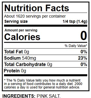 Wellsley Farms Himalayan Pink Salt, Gourmet Spice, 80oz (5 lb), Kosher