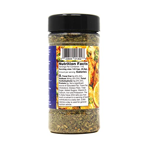 Badia Andrew Zimmern Lemon & Shallots Seasoning French Style (French Kiss), 2.5 Oz (Pack Of 6)