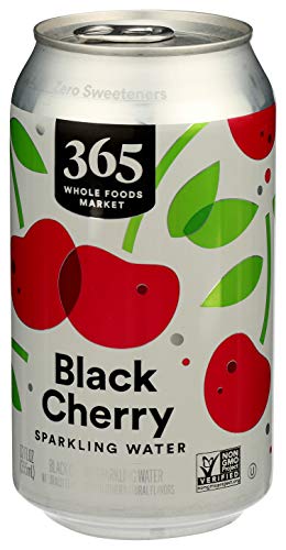 365 by Whole Foods Market  Black Cherry Sparkling Water  12 Pack  12 Fl Oz