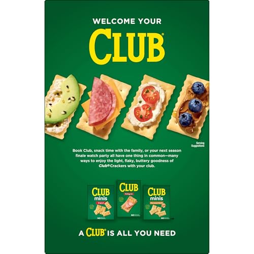 Club Snack Stacks Crackers, Lunch Snacks, Original, 12.5oz Box (6 Stacks)