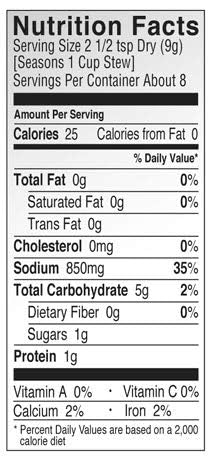 Orrington Farms Slow Cookers Pot Roast Seasoning, 2.5 Ounce (Pack Of 12)