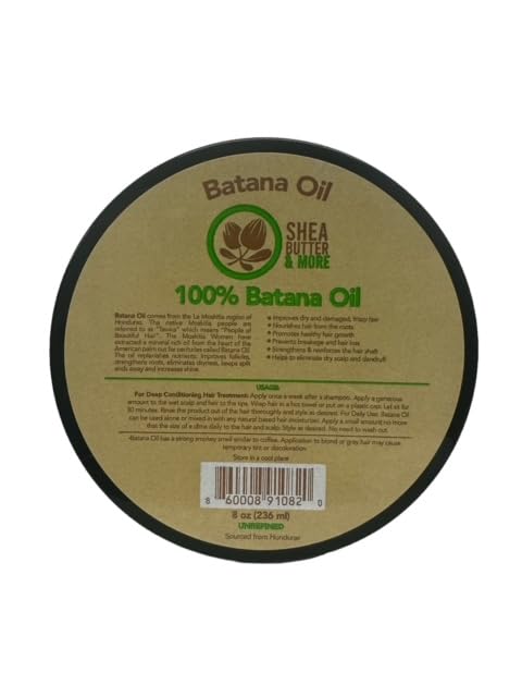 Generic 100% Batana Oil - 7.98 Fl Oz - Dr. Sebi Approved