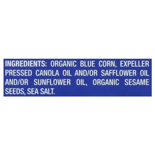 Garden Of Eatin' Tortilla Chips, Sesame Blues, 5.5 Oz (Pack Of 12)