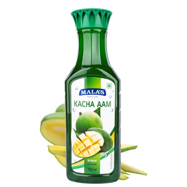 Indian Mala Fruit Syrup | 750ml (25 fl oz) (750ml, Kacha Aam)