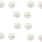 O'Creme Pansy Royal Icing Sugar Flower 1 Inch - for Cake Decorating - Decorations for Cakes, Cupcake Toppers - Birthday, Wedding