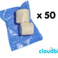 Cloudbites Individually Wrapped Marshmallows | Cylinder 1'' | 50 X 2 Sets (100 Units) | Great For S'Mores Or Snacks (Cylinder)