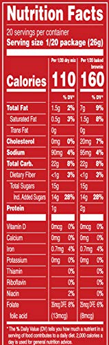 Duncan Hines Brownie Mix, Chewy Fudge, 18.3 Ounce (Pack Of 6)