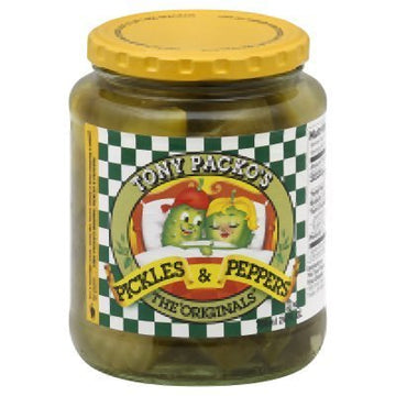 Tony Packo Original Pickles and Peppers, 24 Ounce Jar
